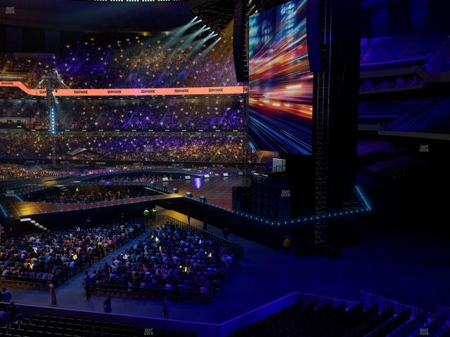 Caesars Superdome - Section 255 Seat View
