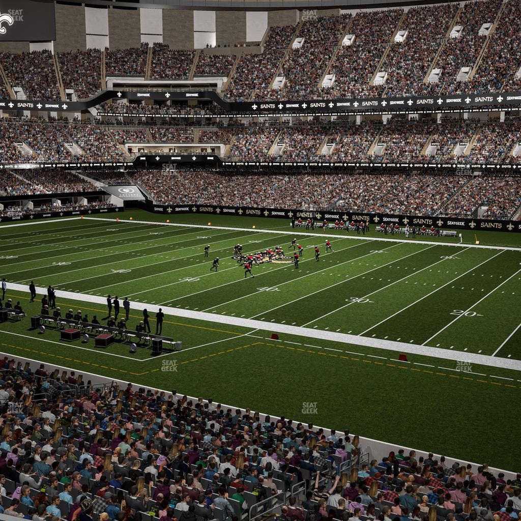 Caesars Superdome - Section 257 Seat View