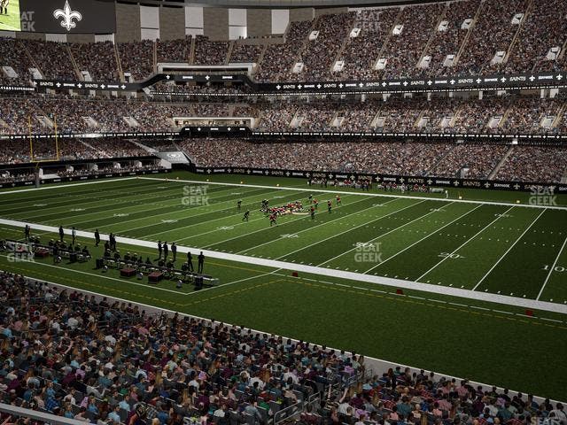 Caesars Superdome - Section 257 Seat View