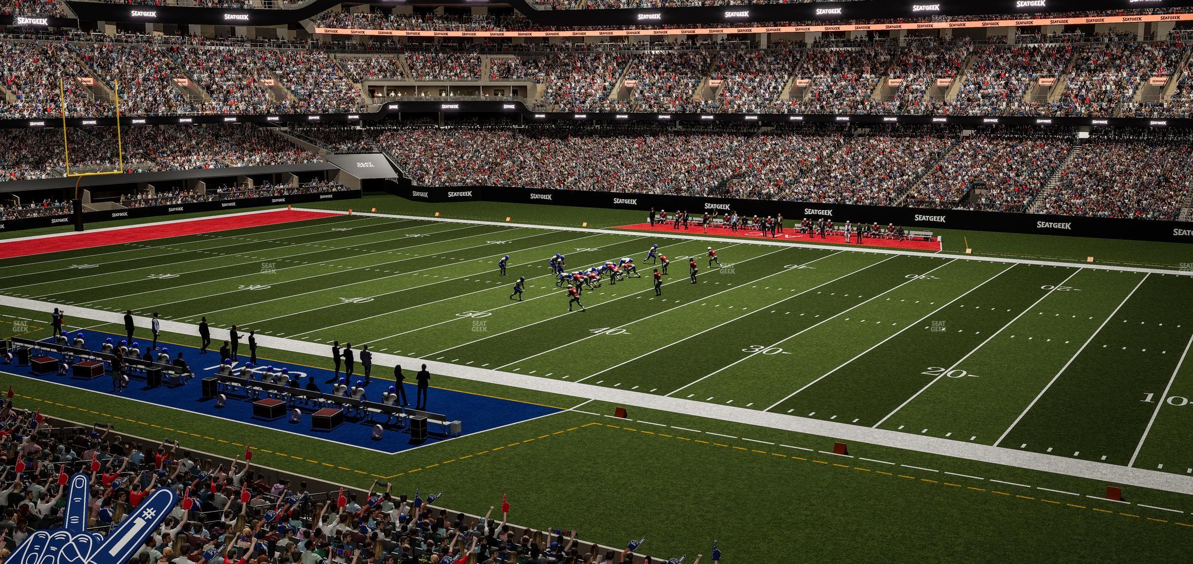 Caesars Superdome - Section 257 Seat View