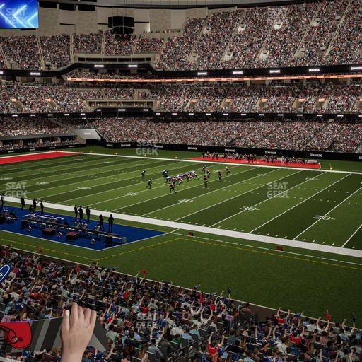 Caesars Superdome - Section 257 Seat View