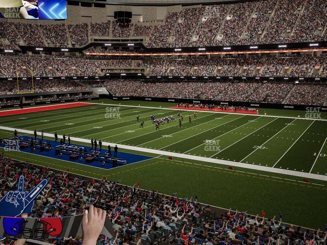 Caesars Superdome - Section 257 Seat View Caesars Superdome - Section 257 Seat View