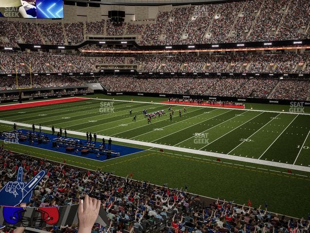 Caesars Superdome - Section 257 Seat View