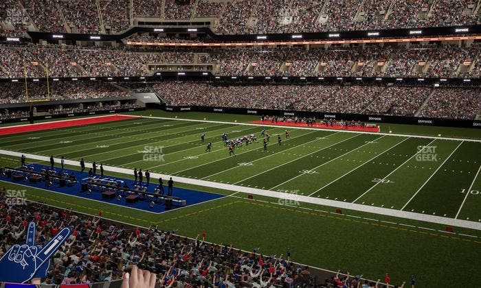 Caesars Superdome - Section 257 Seat View