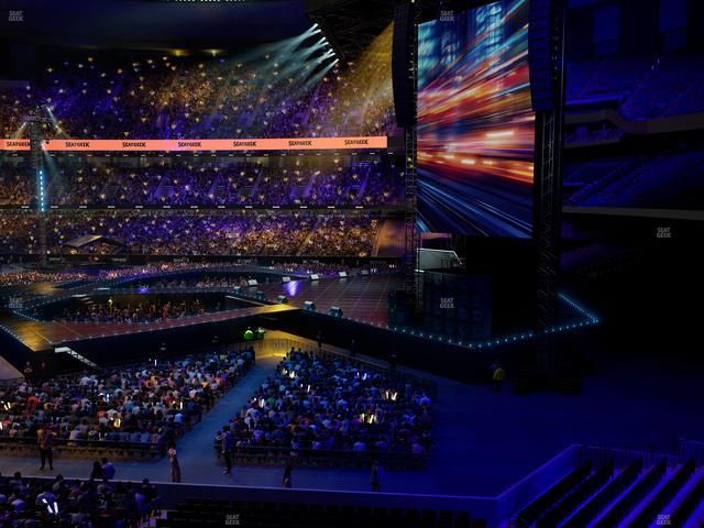 Caesars Superdome - Section 257 Seat View