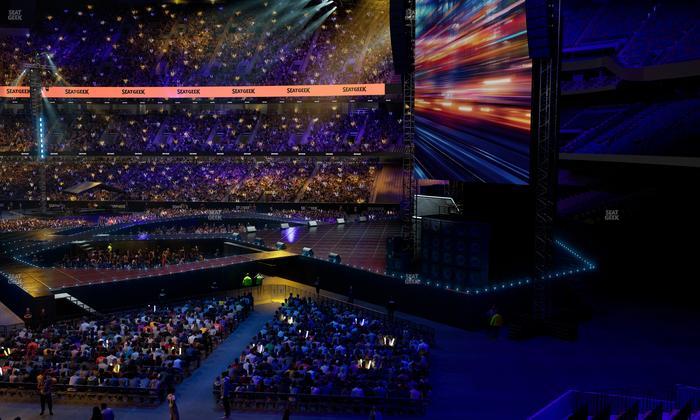 Caesars Superdome - Section 257 Seat View