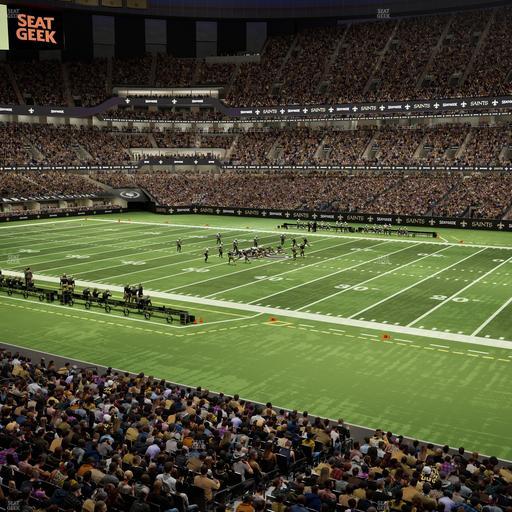 Caesars Superdome - Section 257 Seat View