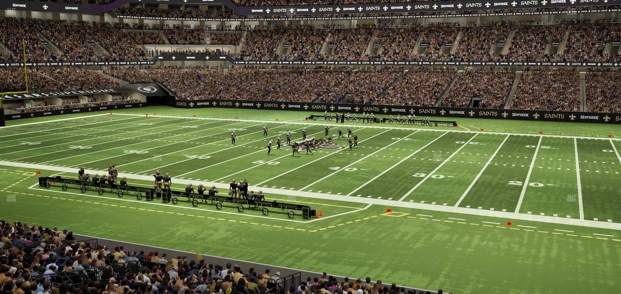 Caesars Superdome - Section 259 Seat View