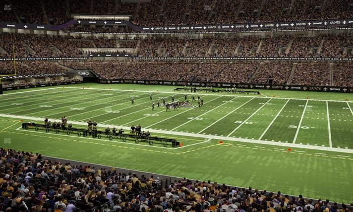 Caesars Superdome - Section 259 Seat View