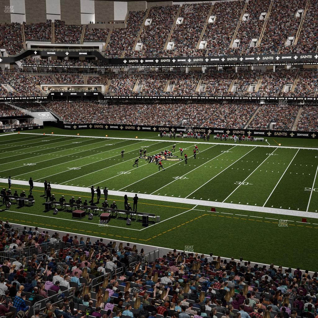 Caesars Superdome - Section 259 Seat View