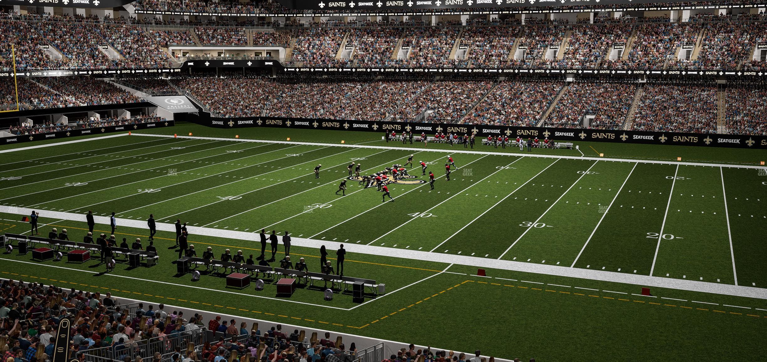Caesars Superdome - Section 259 Seat View