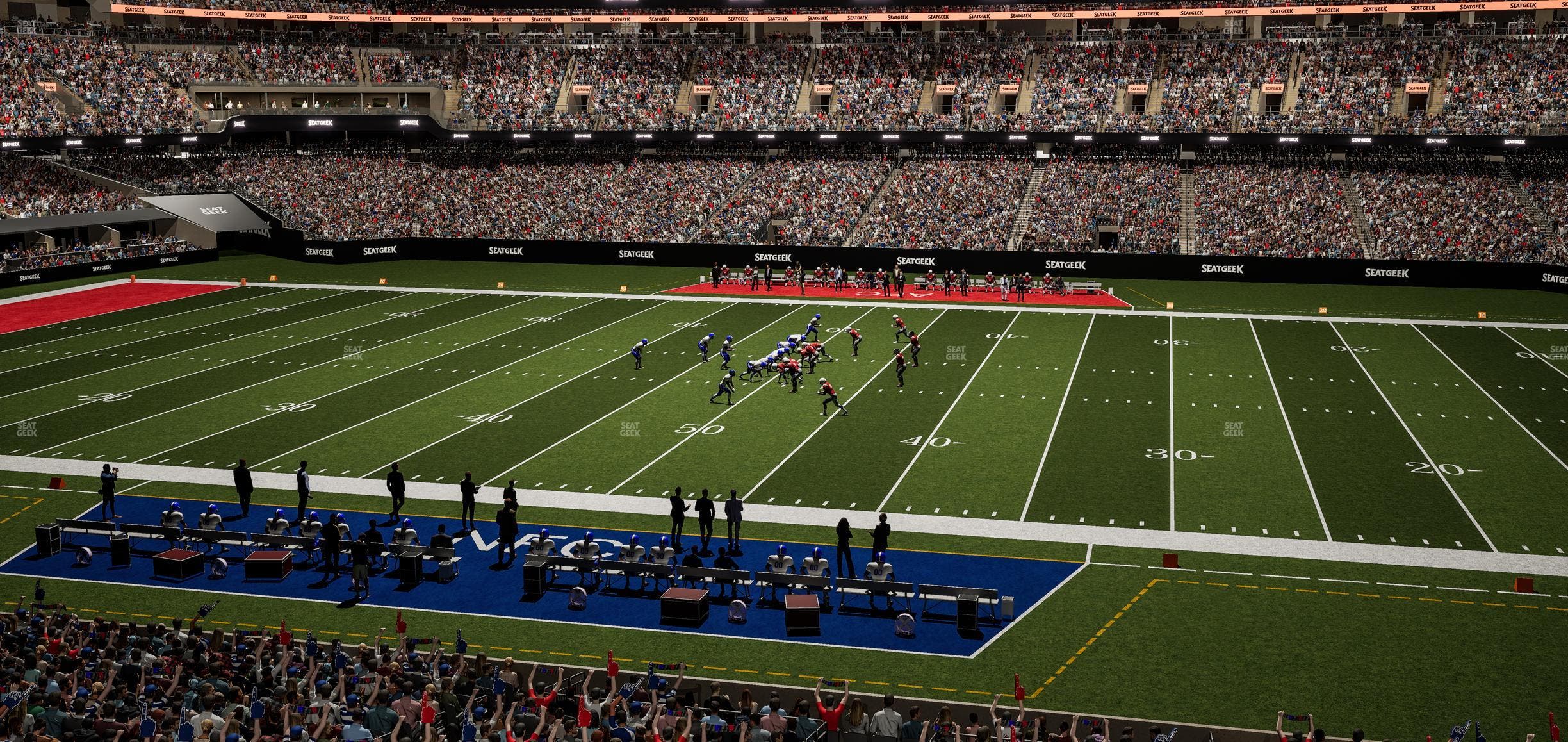 Caesars Superdome - Section 261 Seat View