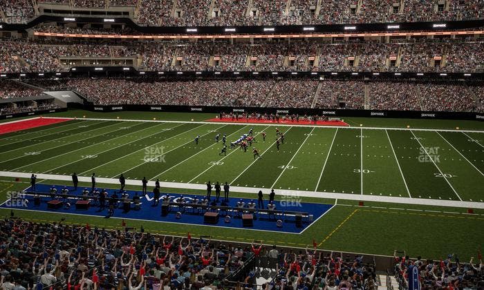 Caesars Superdome - Section 261 Seat View