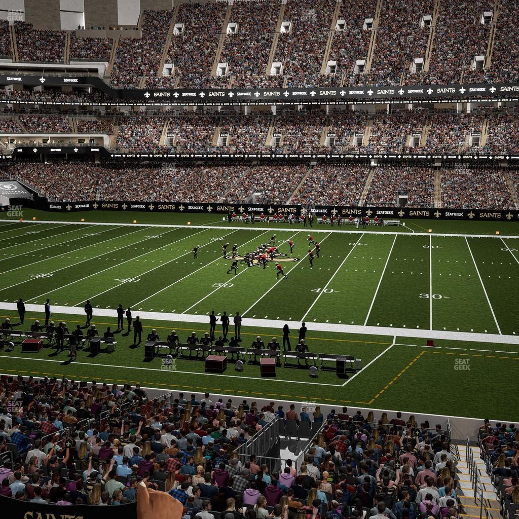 Caesars Superdome - Section 261 Seat View