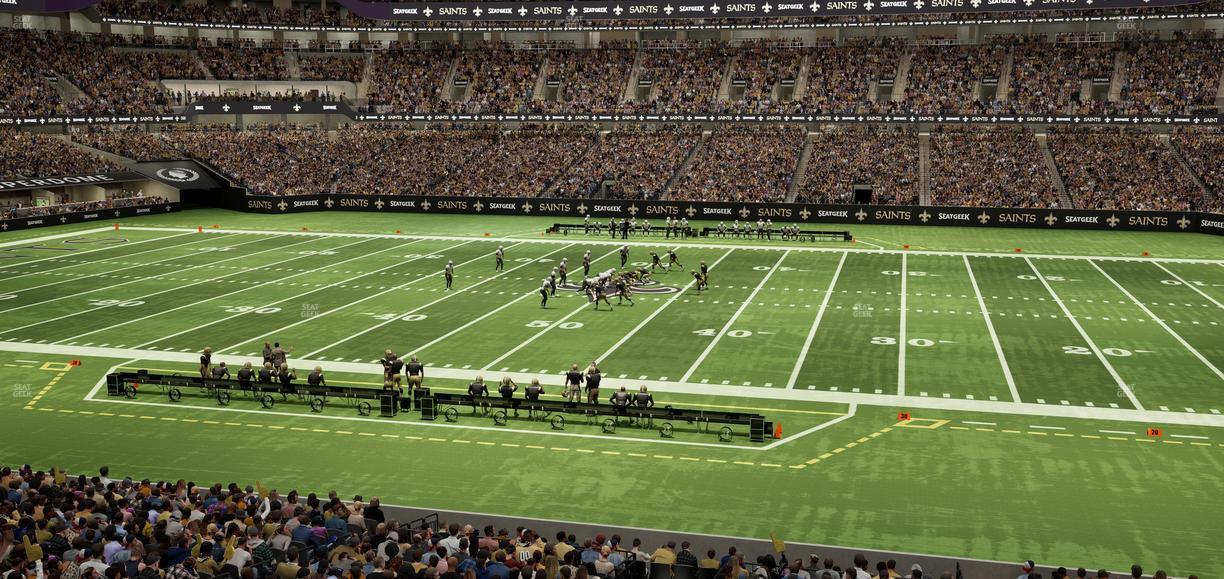 Caesars Superdome - Section 261 Seat View