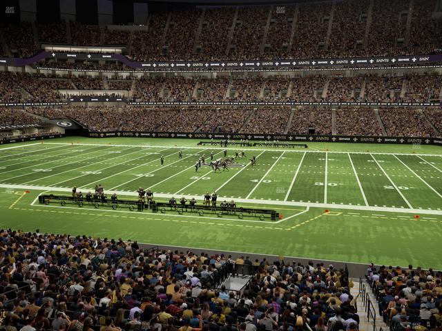 Caesars Superdome - Section 261 Seat View