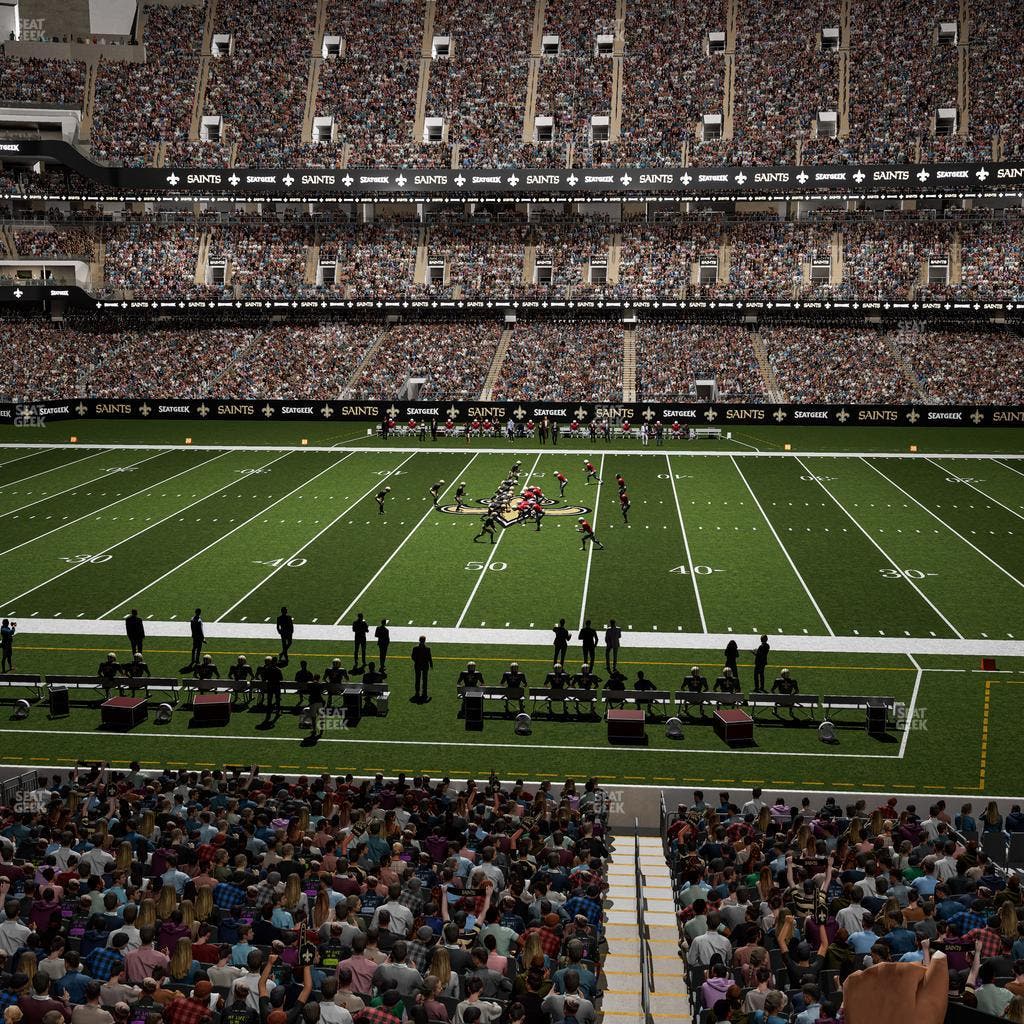 Caesars Superdome - Section 263 Seat View