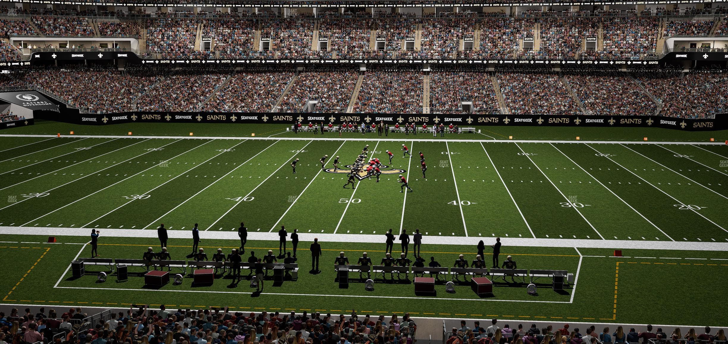 Caesars Superdome - Section 263 Seat View