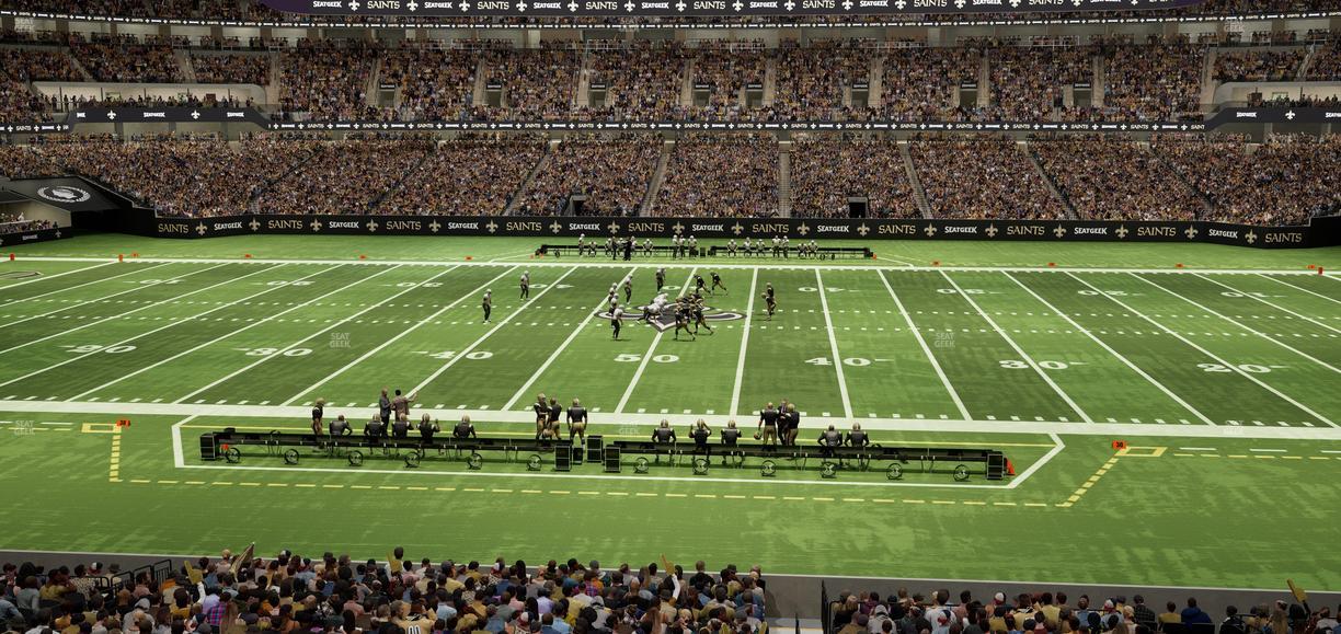 Caesars Superdome - Section 263 Seat View