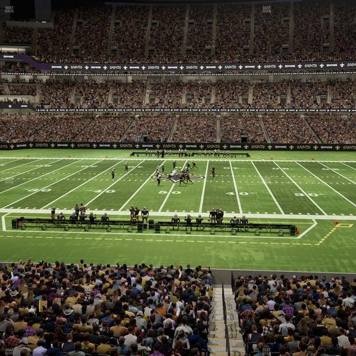 Caesars Superdome - Section 263 Seat View