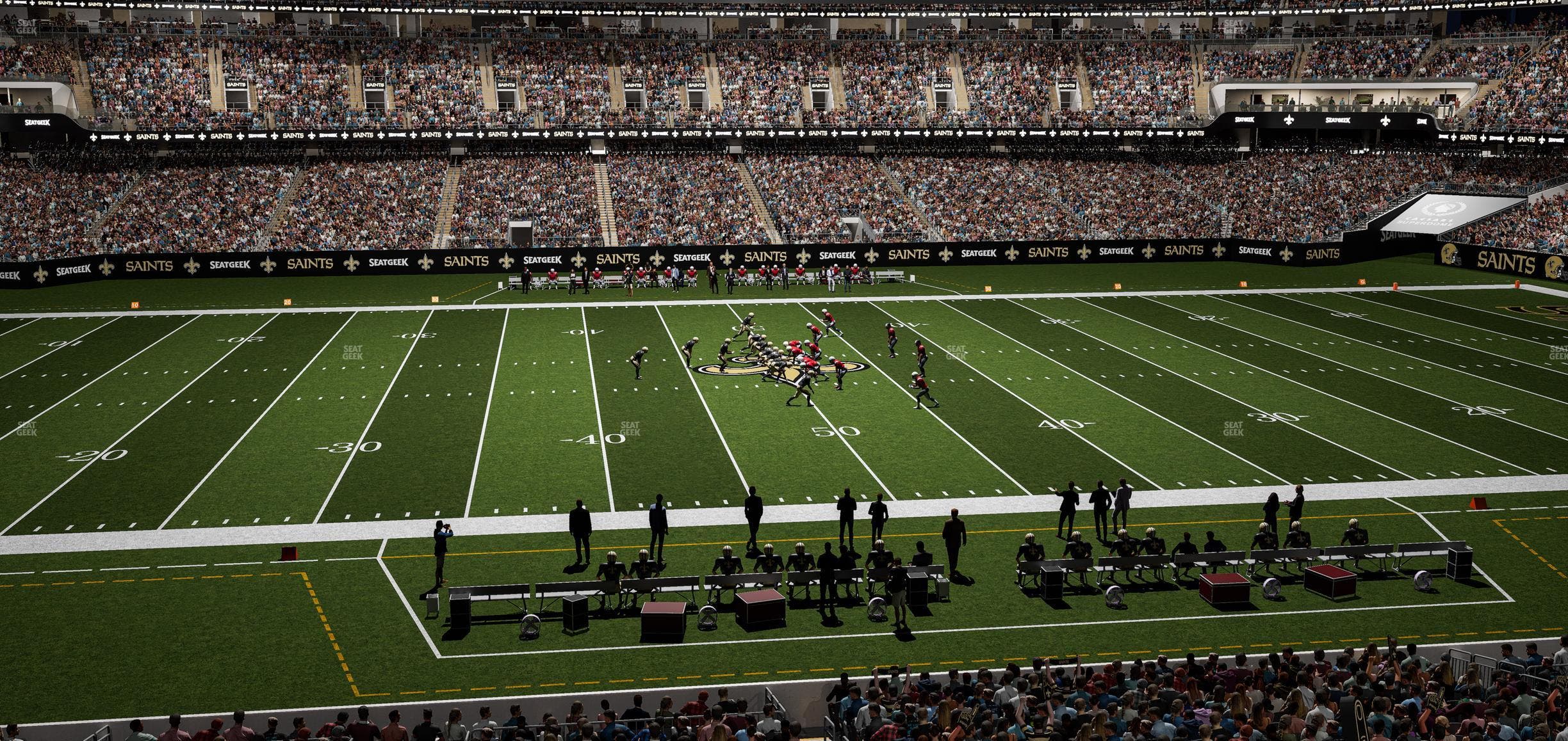 Caesars Superdome - Section 265 Seat View