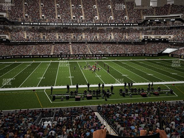 Caesars Superdome - Section 265 Seat View