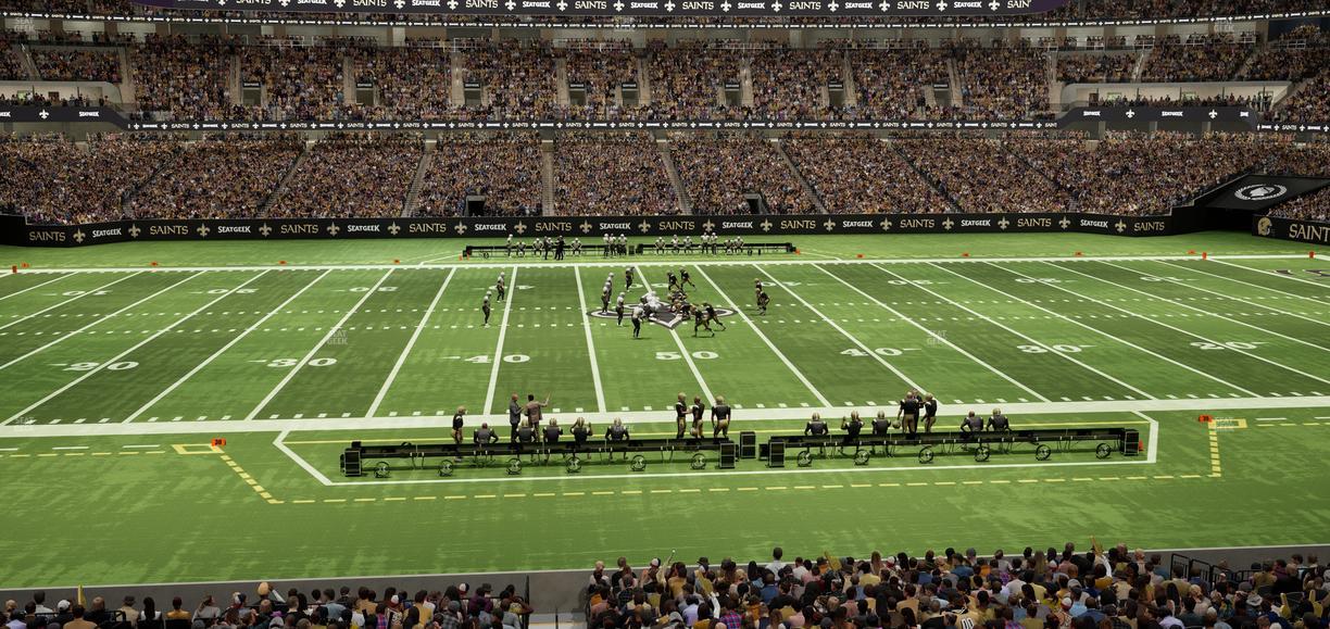 Caesars Superdome - Section 265 Seat View