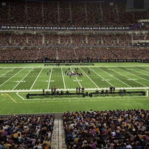 Caesars Superdome - Section 265 Seat View