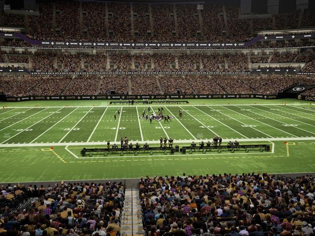 Caesars Superdome - Section 265 Seat View