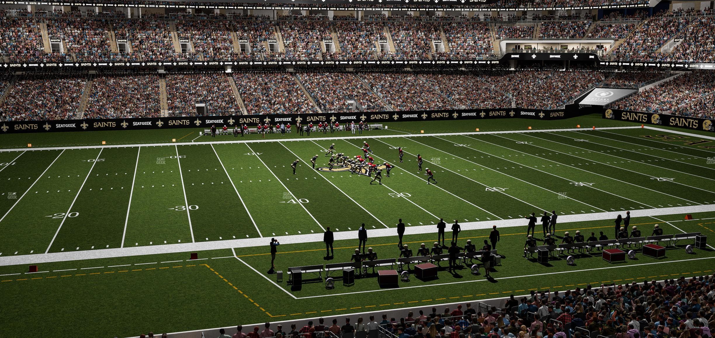 Caesars Superdome - Section 267 Seat View