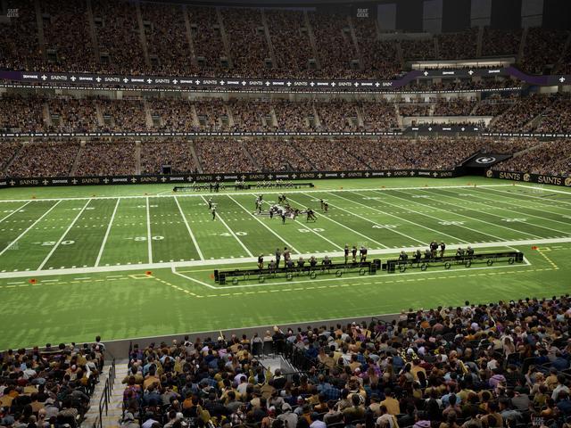 Caesars Superdome - Section 267 Seat View