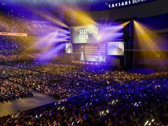 Caesars Superdome - Section 269 Seat View