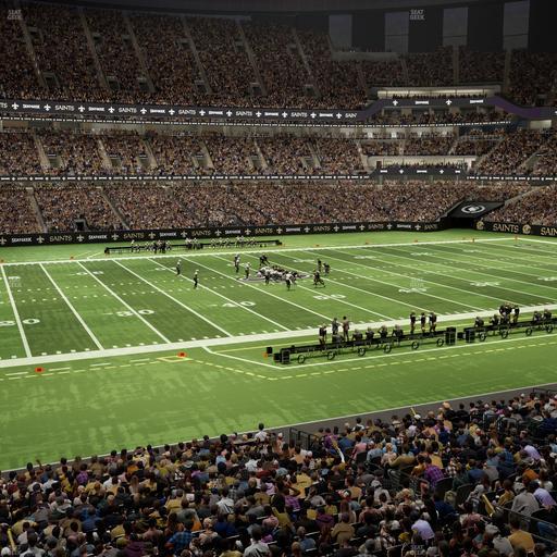 Caesars Superdome - Section 269 Seat View