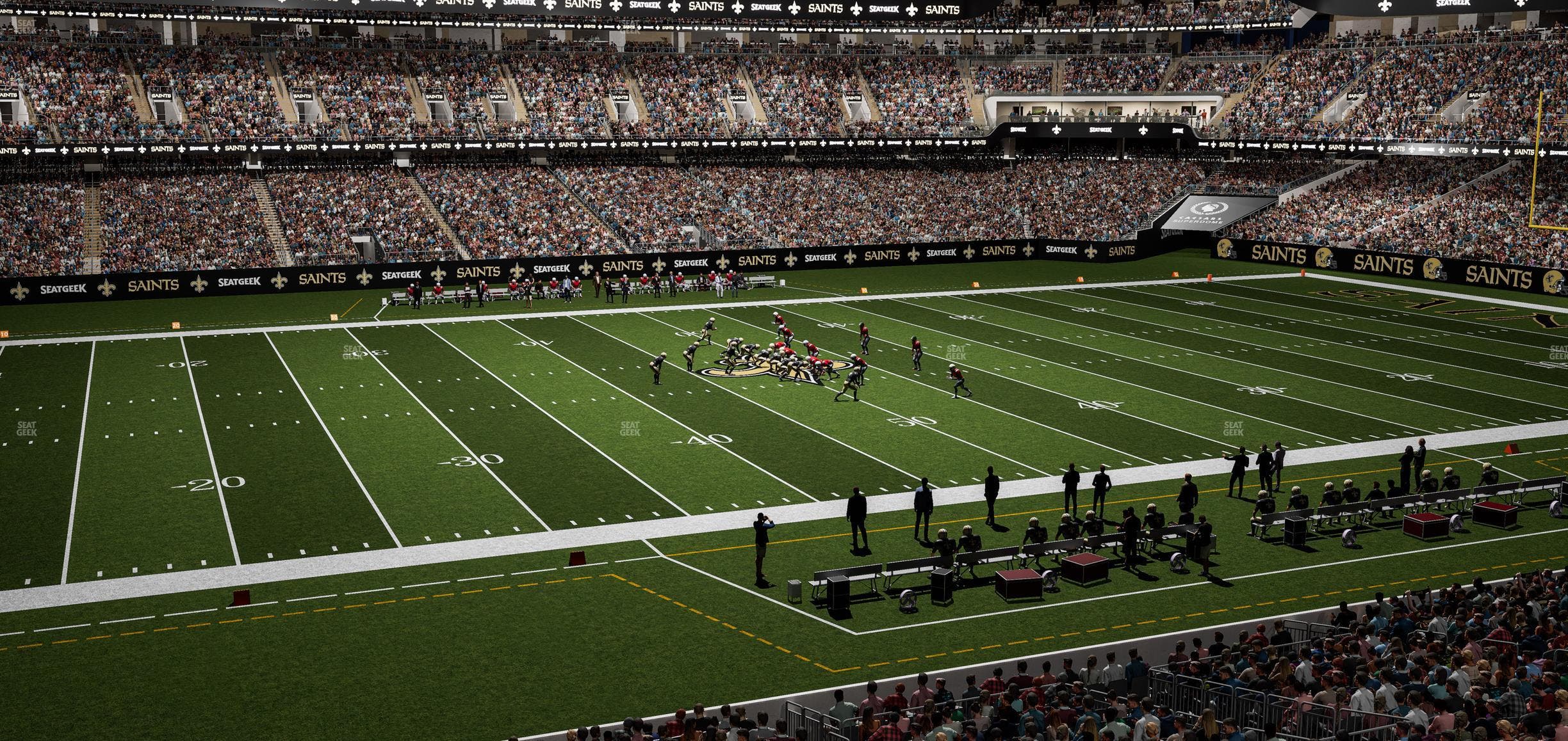 Caesars Superdome - Section 269 Seat View