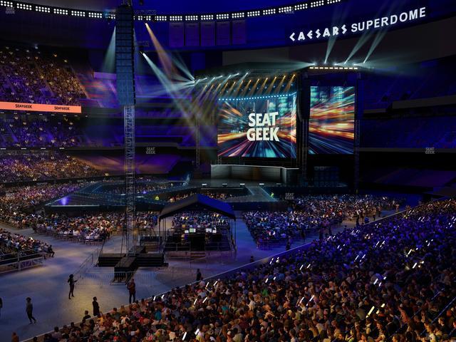 Caesars Superdome - Section 271 Seat View