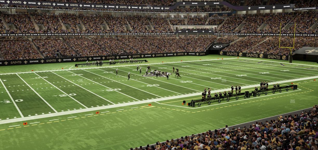 Caesars Superdome - Section 271 Seat View