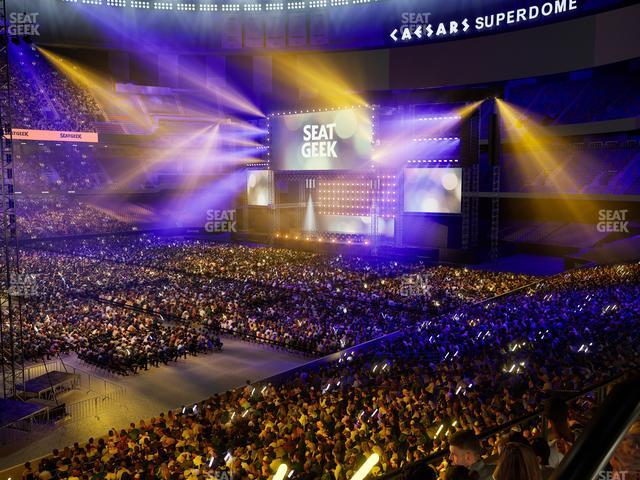 Caesars Superdome - Section 271 Seat View Caesars Superdome - Section 271 Seat View