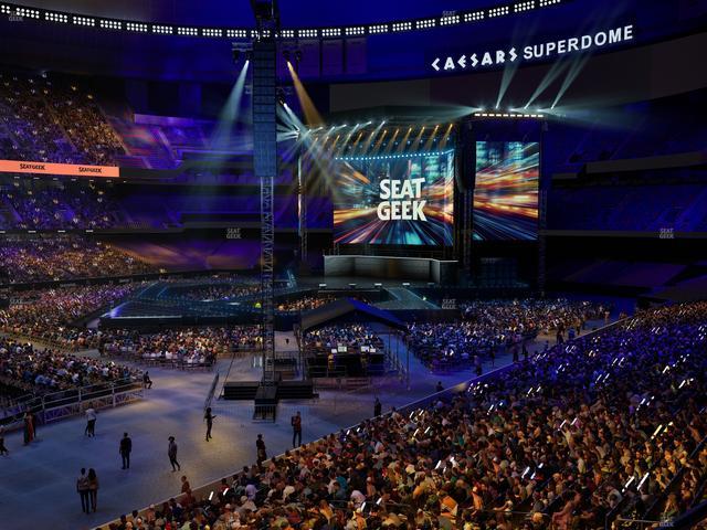 Caesars Superdome - Section 272 Seat View