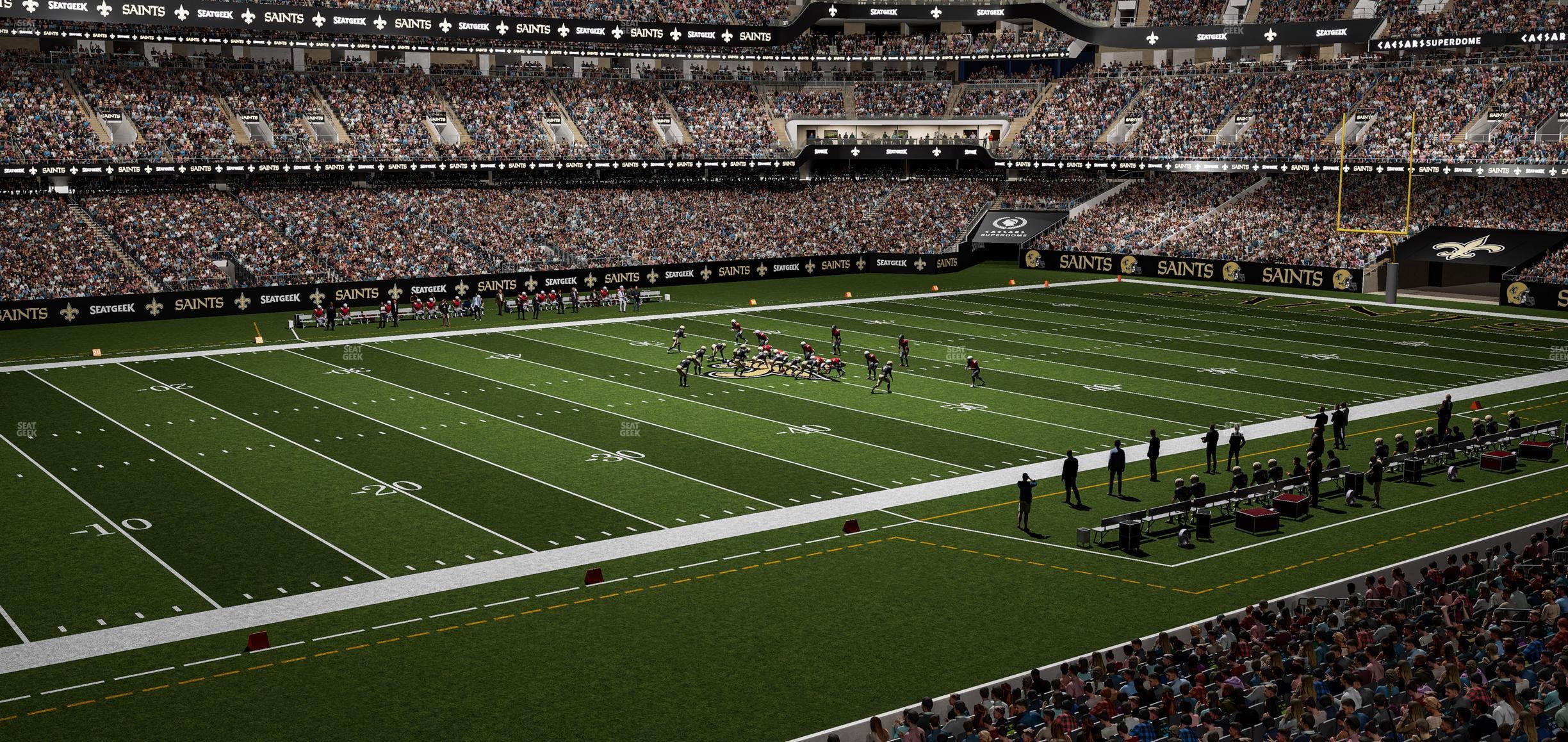 Caesars Superdome - Section 272 Seat View