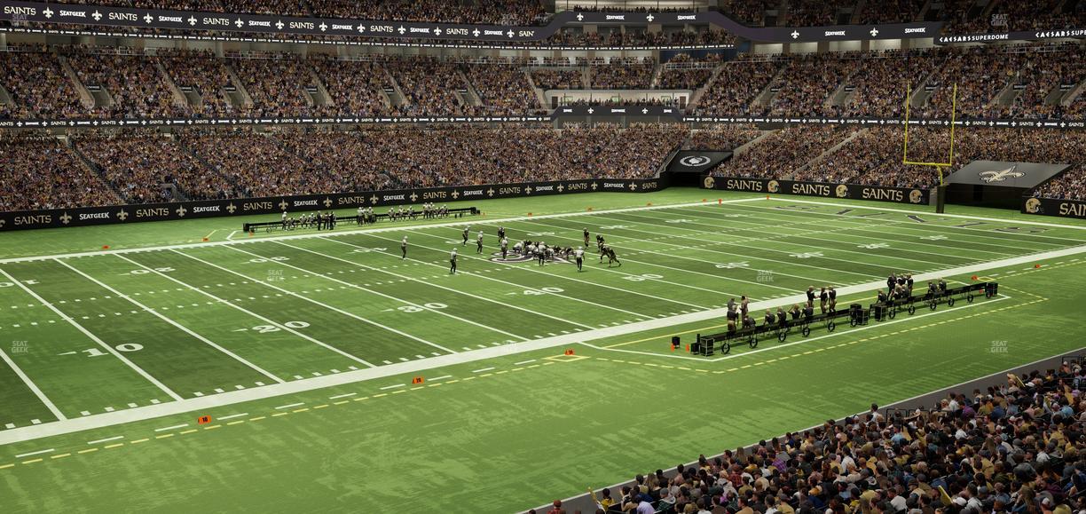 Caesars Superdome - Section 272 Seat View
