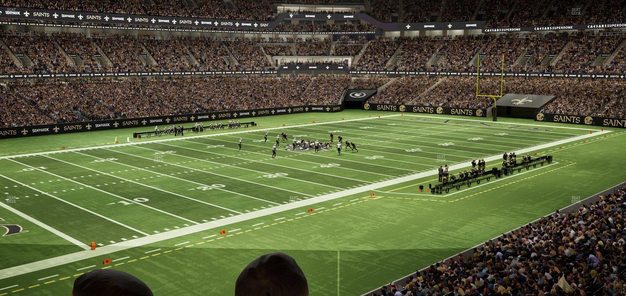Caesars Superdome - Section 273 Sro Seat View