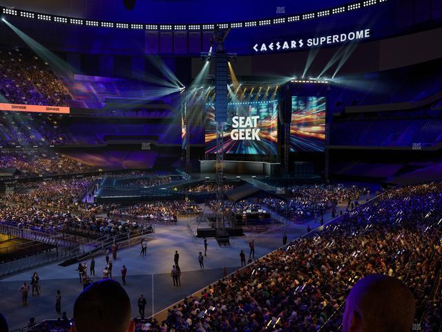 Caesars Superdome - Section 273 Sro Seat View