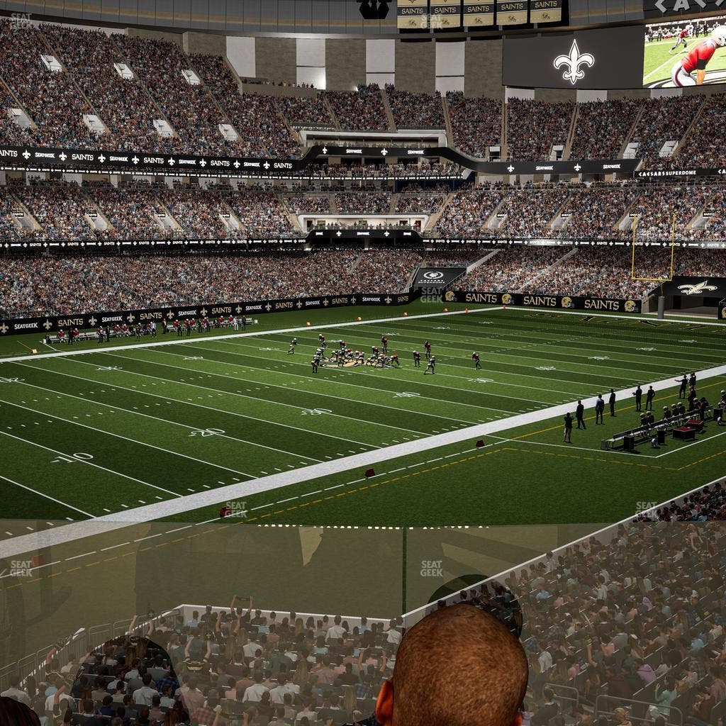Caesars Superdome - Section 273 Sro Seat View
