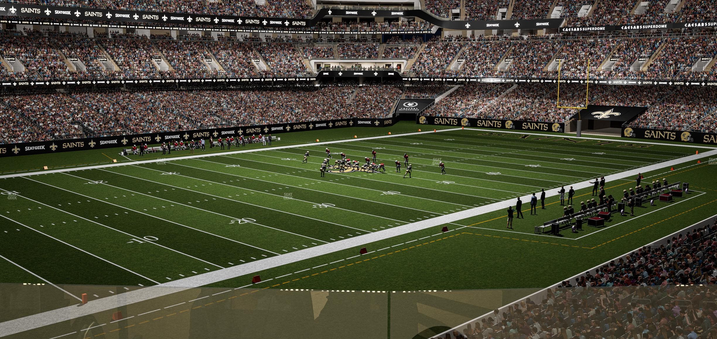 Caesars Superdome - Section 273 Sro Seat View