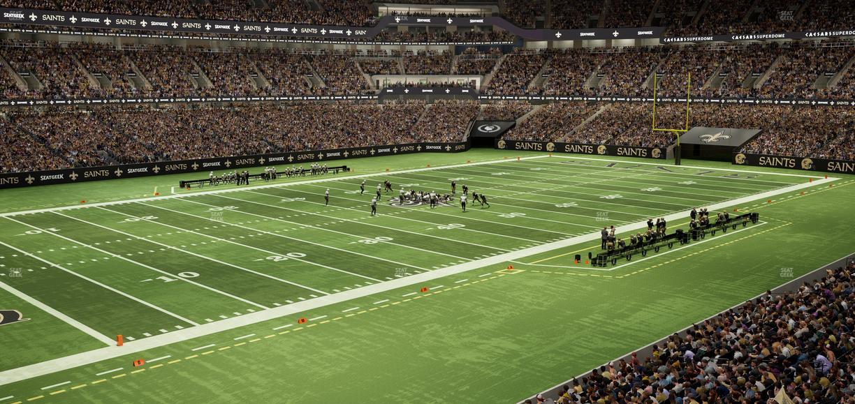 Caesars Superdome - Section 273 Wc Seat View
