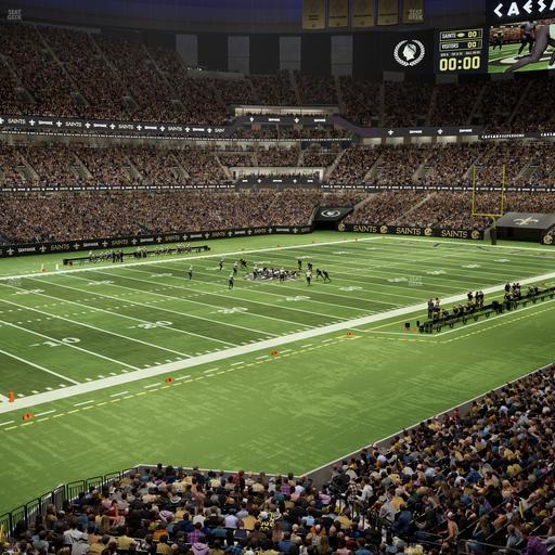 Caesars Superdome - Section 273 Wc Seat View