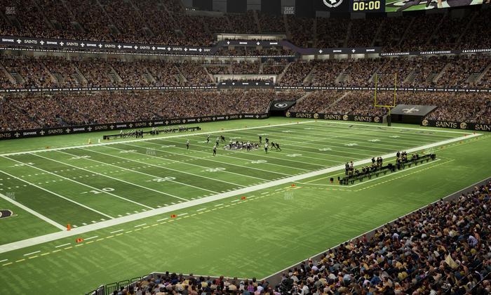 Caesars Superdome - Section 273 Wc Seat View