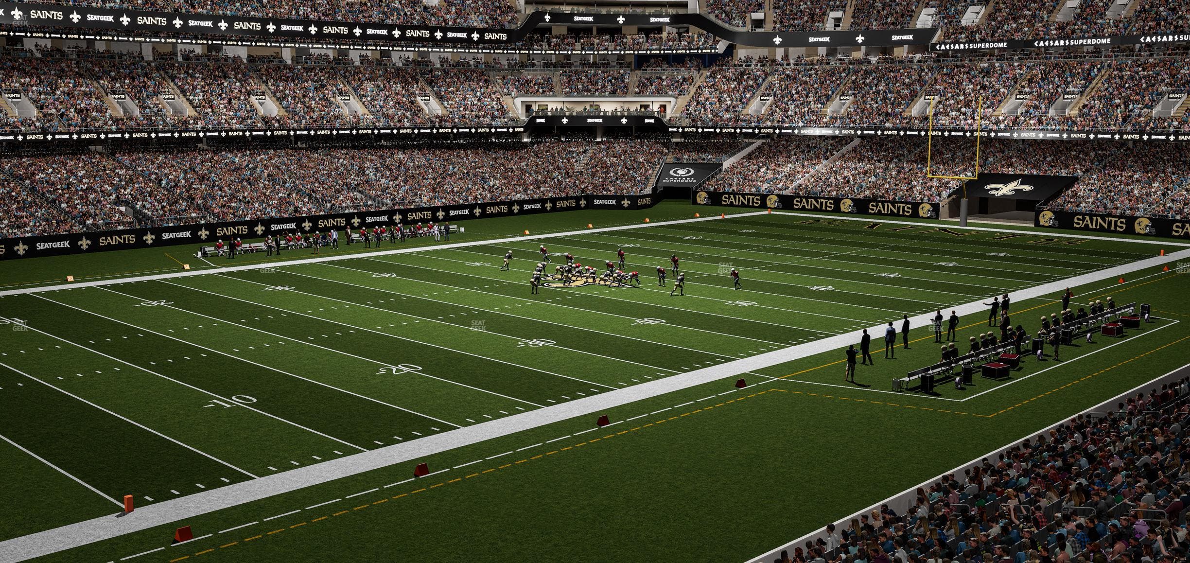 Caesars Superdome - Section 273 Wc Seat View