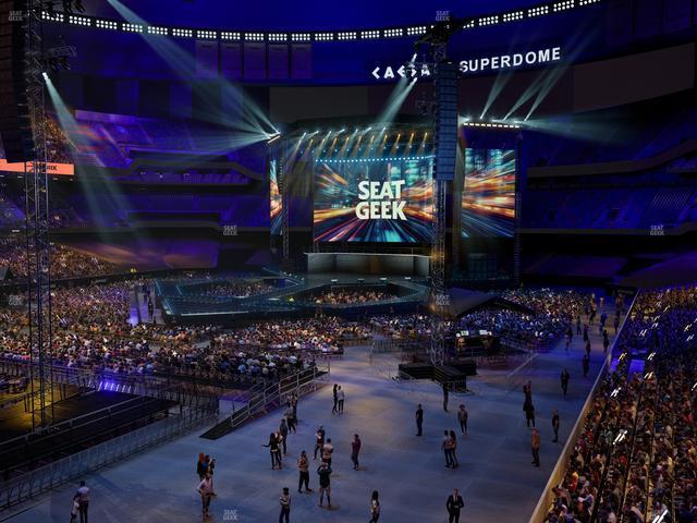 Caesars Superdome - Section 276 Seat View