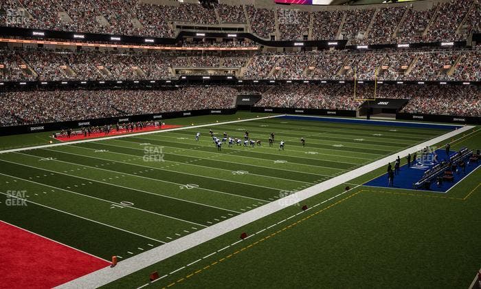 Caesars Superdome - Section 276 Seat View